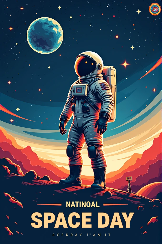 Poster on national space day