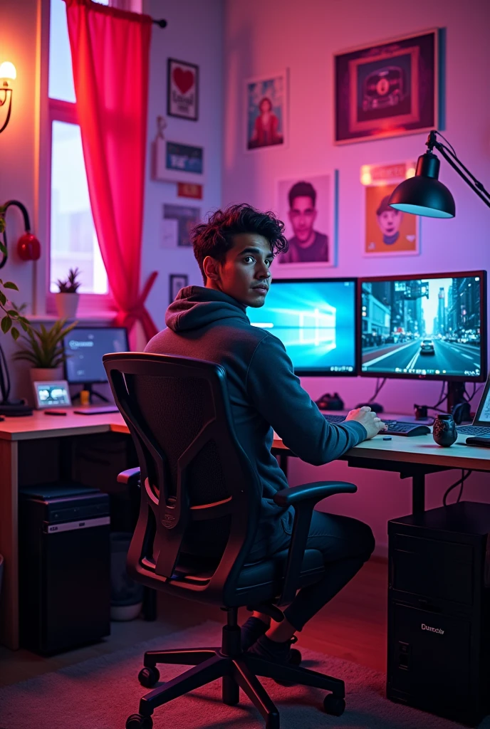 Youtuber in his studio 
Name Bihari Baalak31