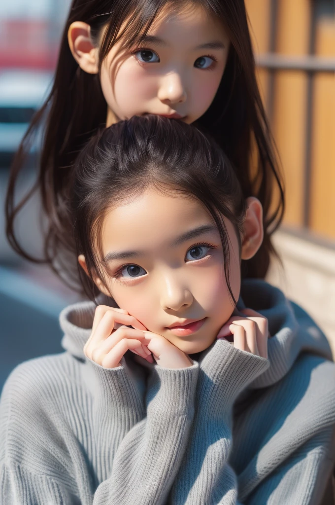masterpiece、美しい少女1 person、 (reality: 1.4), Japanese、Asian Beauty、so beautiful、Beautiful Skin、thin、(超reality的な)、(High resolution)、(8k)、(Very detailed)、(finelyて美しい目)、(Very detailed)、Big eyes、Brown eyes、Long eyelashes、Detailed face、Gloss Lip,Bright lighting、Professional Lighting、Looking into the camera、(masterpiece:1.2), Very detailed, 超High resolution, (reality的な, photo reality的な:1.37), High resolutionのRAWカラー写真, Professional photos, Very delicate and beautiful, Very detailed, finely, Large file size, Very detailed beautiful girl, very Detailed face, Very detailed eyes, Very detailed skin, Very detailed nose, Very detailed mouth, Perfect Anatomy, Very detailed背景, (Highest quality,4K,8k,High resolution,masterpiece:1.2),Very detailed,(reality的な,photoreality的な,photo-reality的な:1.37),Full body portrait,1 person, Perfect hourglass illustration, exquisite features, Mystical Eyes, Knitted sweater with white turtleneck, Long sleeve, shy, Black hair straight, Looking at the audience, Big Breasts, Written boundary depth,Full body photo,High resolution画像,Tight waist,Background Black