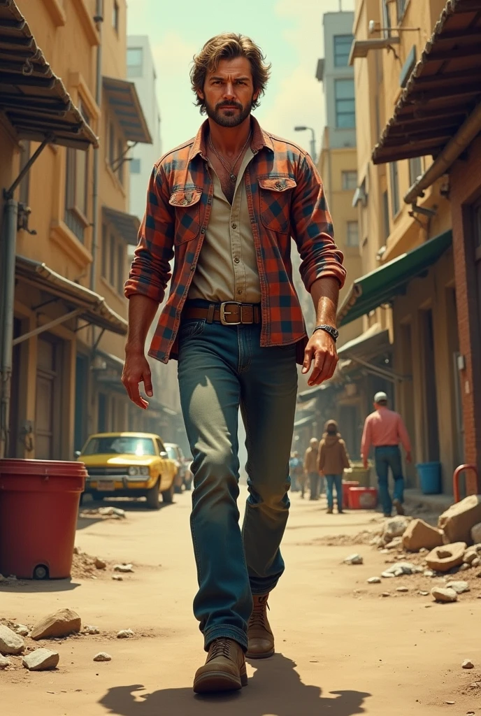 A 70s man earn money