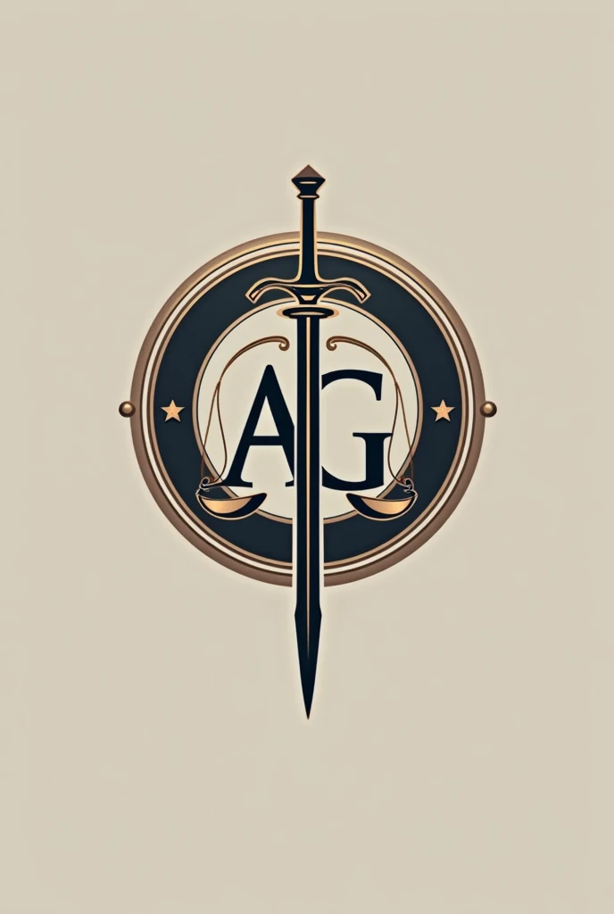 Um logo dIt is um It isscritório dIt is advocacia
O nomIt is é "alvIt iss & goldIt isnbIt isrg assIt isssoria jurídica"
ColoquIt is as lIt istras "a" It is "g" It ism It isvidência It is a It isspada com a balança It isntrIt is It islas