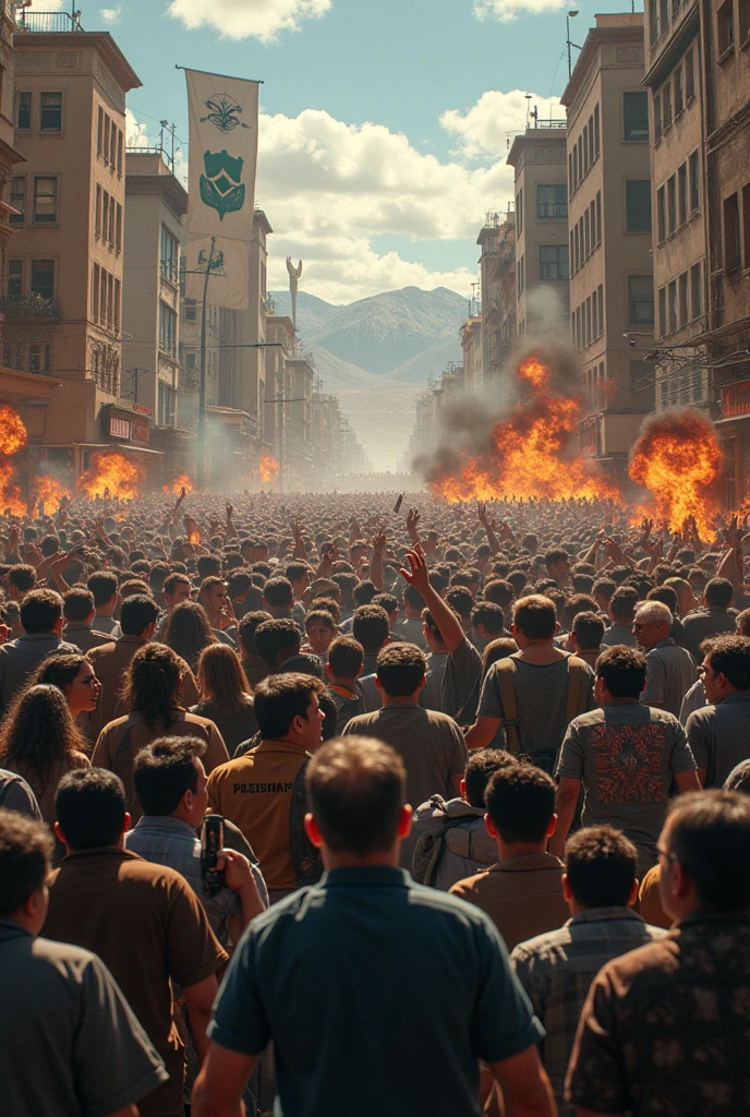 A Bolivia in turmoil, with images of protests, coups and an unstable economy.