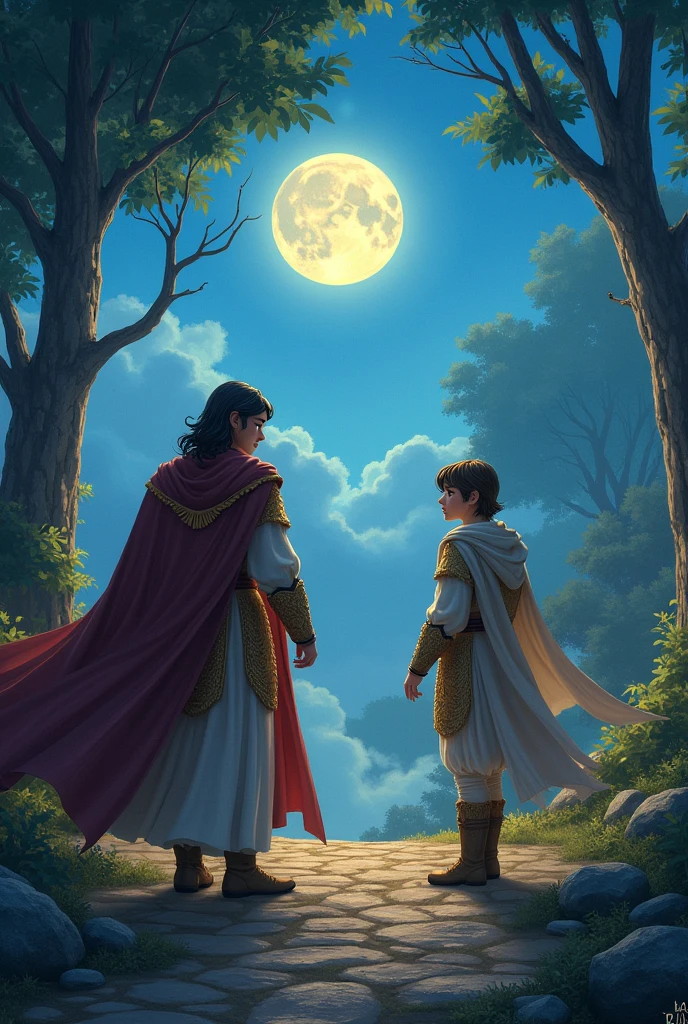 Luna was very brave, but he knew he would need help to escape. Enquanto isso, in a nearby village, there lived a young prince named Leo. He was known for his bravery and kindness. When Leo heard that Princess Luna was in trouble, he didn't think twice and decided he would rescue her.