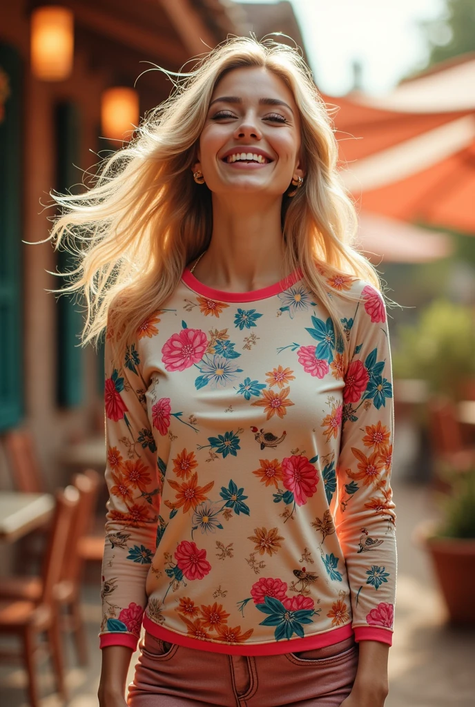 Thermal blouse for ladies' worship with the theme Shouts of joy The time to sing has come 🎶