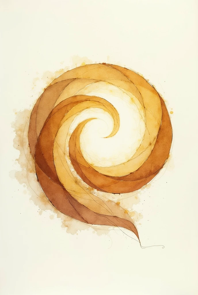  create an easy to draw artwork showcasing the Golden Spiral. 