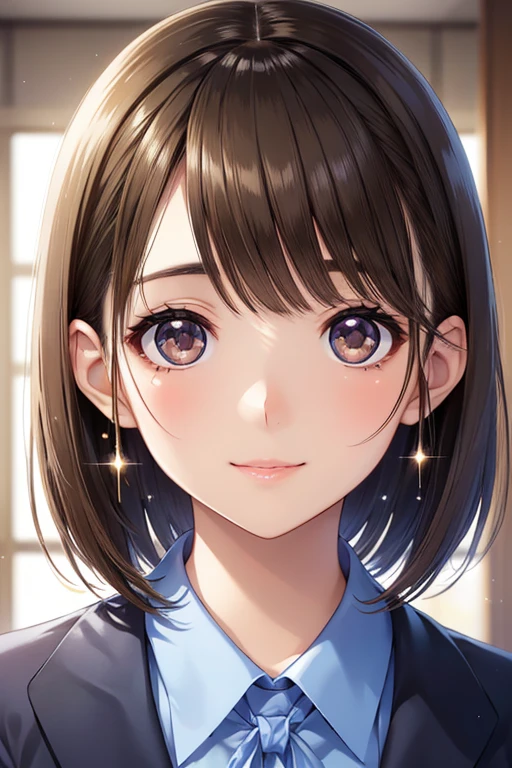 anegasaki nene、Shiny brown hair, short hair, (Beautiful brown eyes、Sparkling eyes, Fine grain)、smile、Ultra-detailed eyes、Highly detailed face, Highly detailed eyes,
All Nippon Airways flight attendant、
All Nippon Airways flight attendant、All Nippon Airways flight attendant
