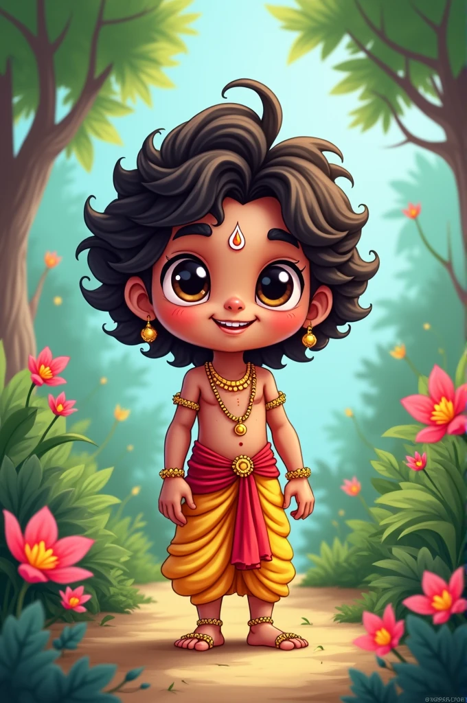 Rama in ramayana cute and cartoon version