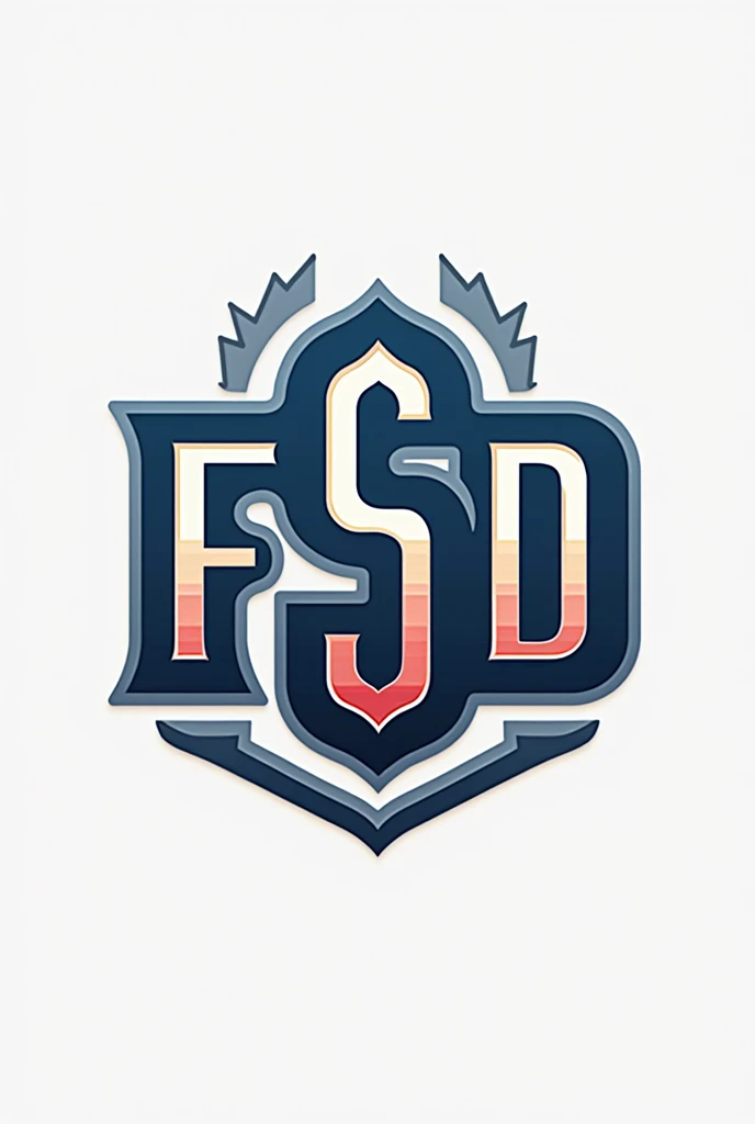 A logo for a family sports shirt with the initials FPSD