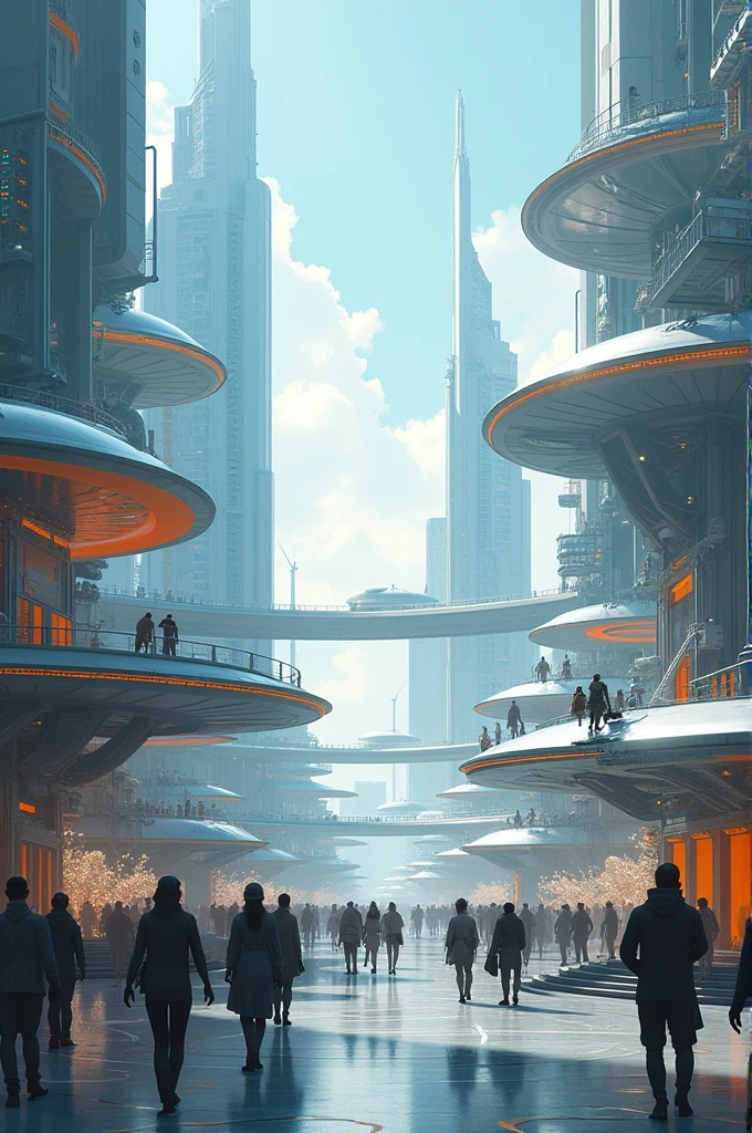 futuristic world
