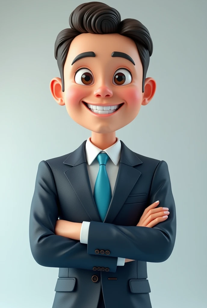 A human mascot in a suit and tie for a program called FMS