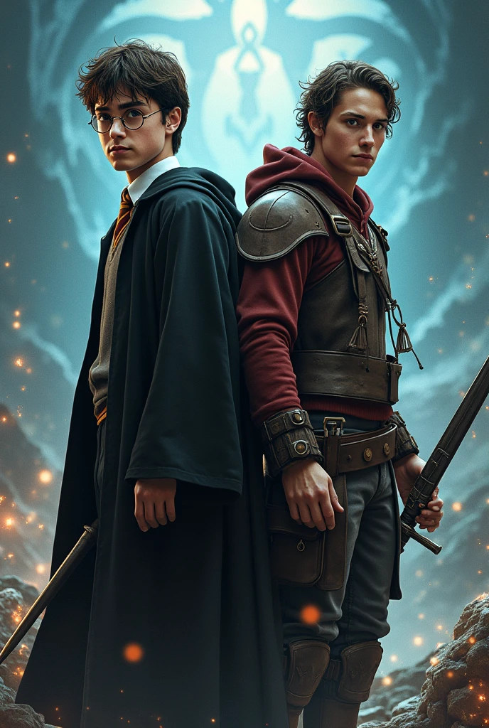 Harry Potter e Percy Jackson lado a lado.