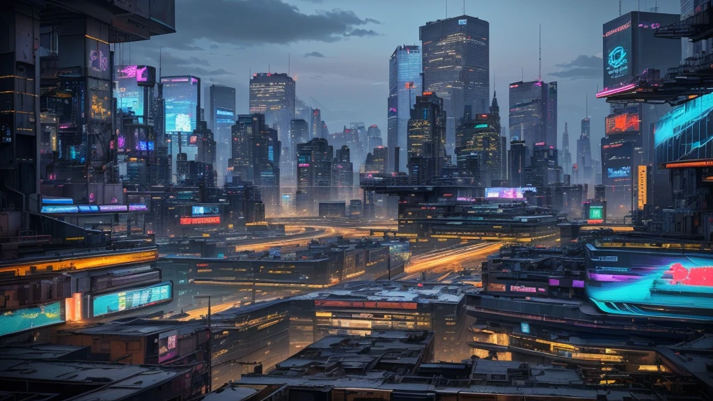 Alafed view of the city at night with many skyscrapers, hyper realistic cyberpunk city, Cyberpunk in a Cyberpunk City, Cyberpunk settings, Beautiful city of the future, busy Cyberpunk metropolis, Beautiful Cyberpunk City, Cyberpunk aesthetic, Cyberpunk city background, Hyperrealistic Cyberpunk Style, Cyberpunk metropolis, SCI - FI Scene Future New York, Cyberpunk buildings
