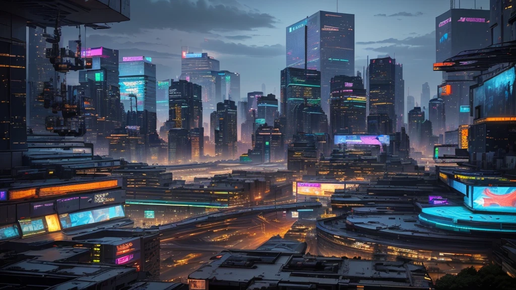 Alafed view of the city at night with many skyscrapers, hyper realistic cyberpunk city, Cyberpunk in a Cyberpunk City, Cyberpunk settings, Beautiful city of the future, busy Cyberpunk metropolis, Beautiful Cyberpunk City, Cyberpunk aesthetic, Cyberpunk city background, Hyperrealistic Cyberpunk Style, Cyberpunk metropolis, SCI - FI Scene Future New York, Cyberpunk buildings