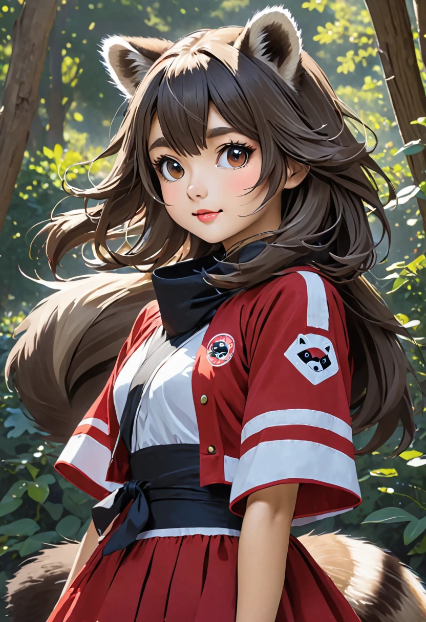 Raccoon girl