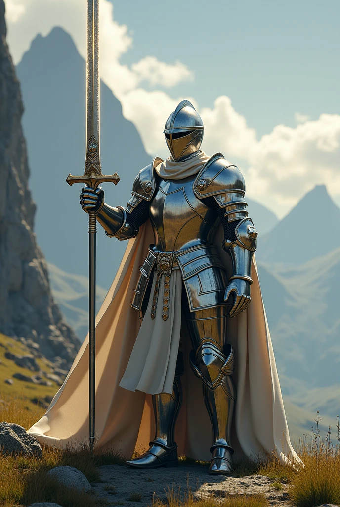 knight of light full armor + sword