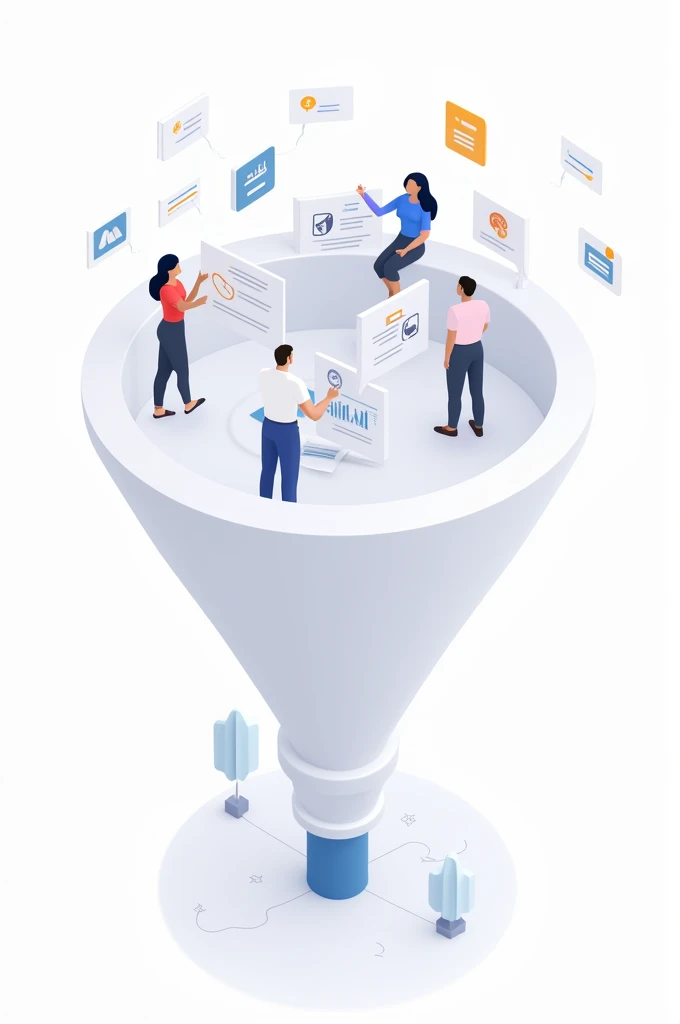 Create a simple sales funnel 
