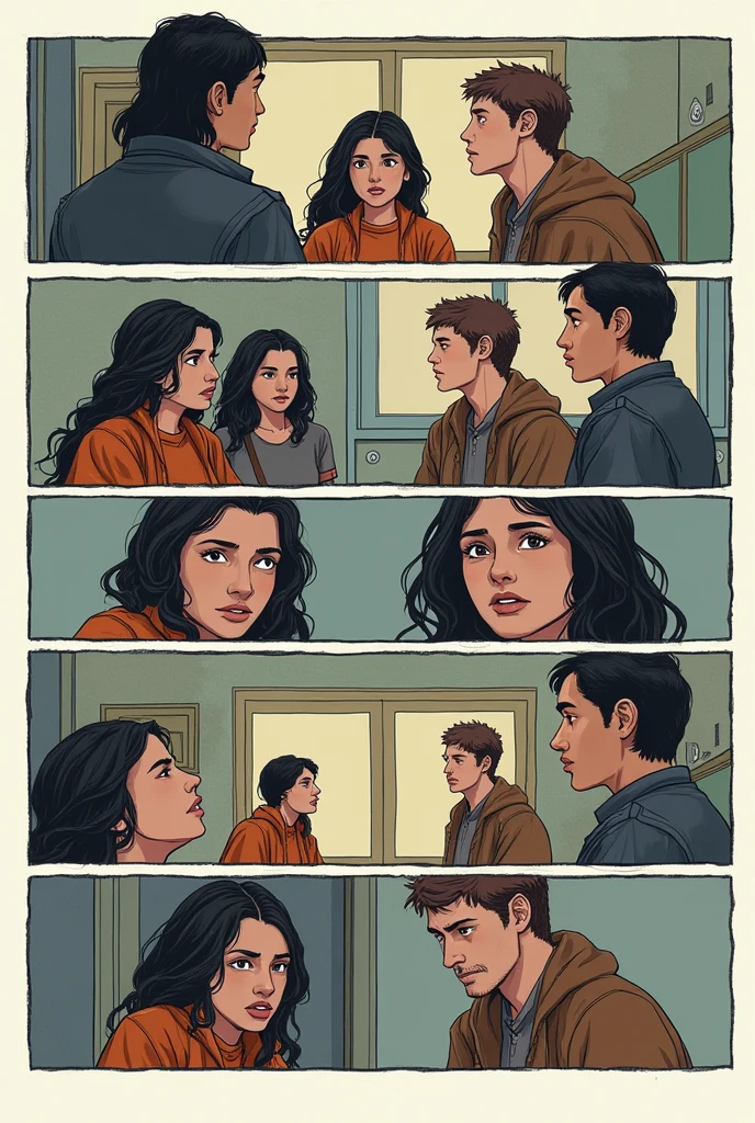 A 6-page comic strip based on bullying