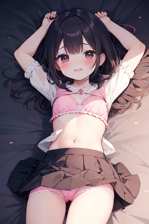 kindergarten child ,underwear, up to skirts, show off underwear,kindergarten child enjoy up to skirts, show off pauty, blush, kindergarten child blush skirts lift, panty shot, kindergarten child skirts,  ta, lying, on stomach,laugh, smile, bra, kindergarten child wearing bra, in one's bra and underwear, 
only underwear, only bra and panty