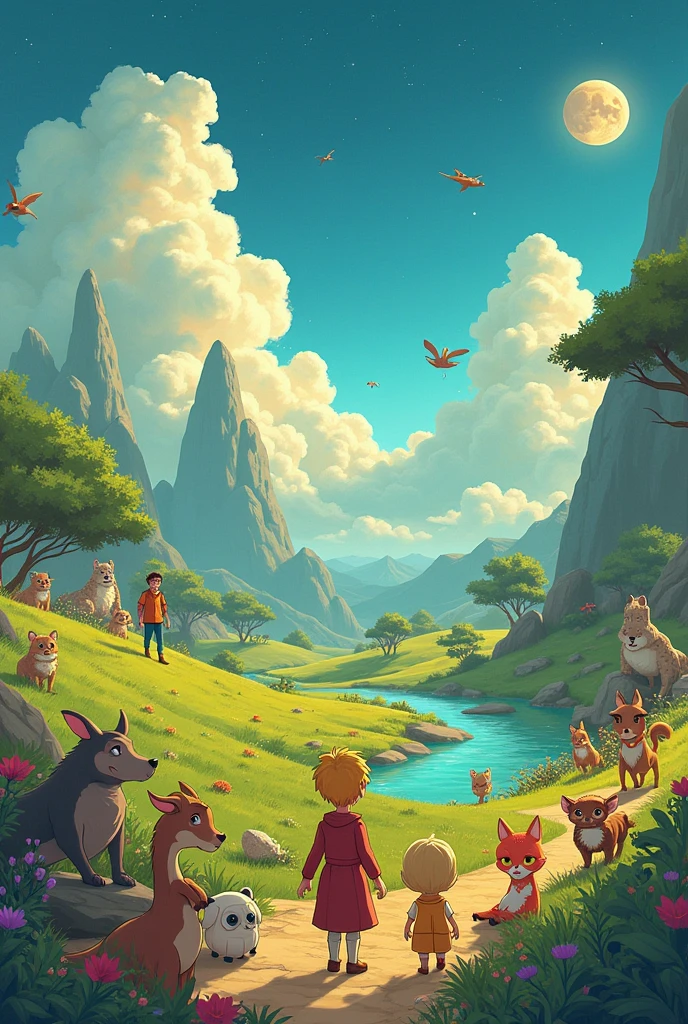 The Little Prince Go to Planet Animal Lover
