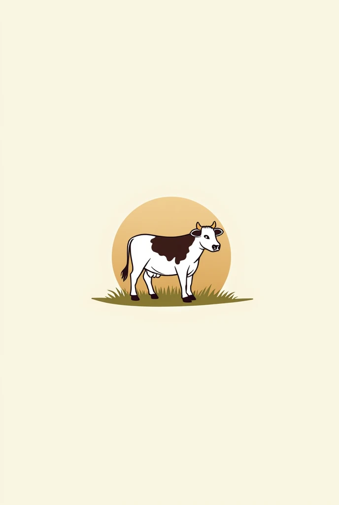 Cow company my job create logo