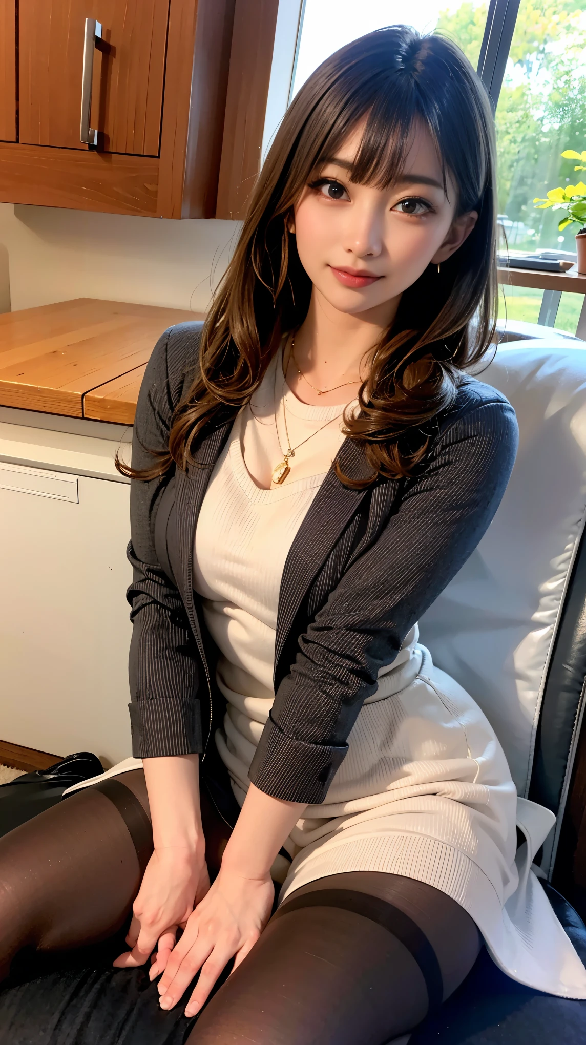 Highest quality,masterpiece,Ultra-high resolution,(Photorealistic:1.4),One person,View your viewers,Japanese women,pantyhose