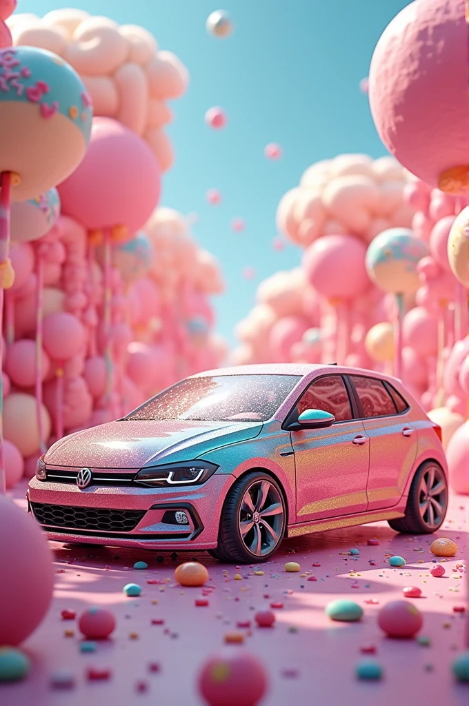 VW Polo as candy car