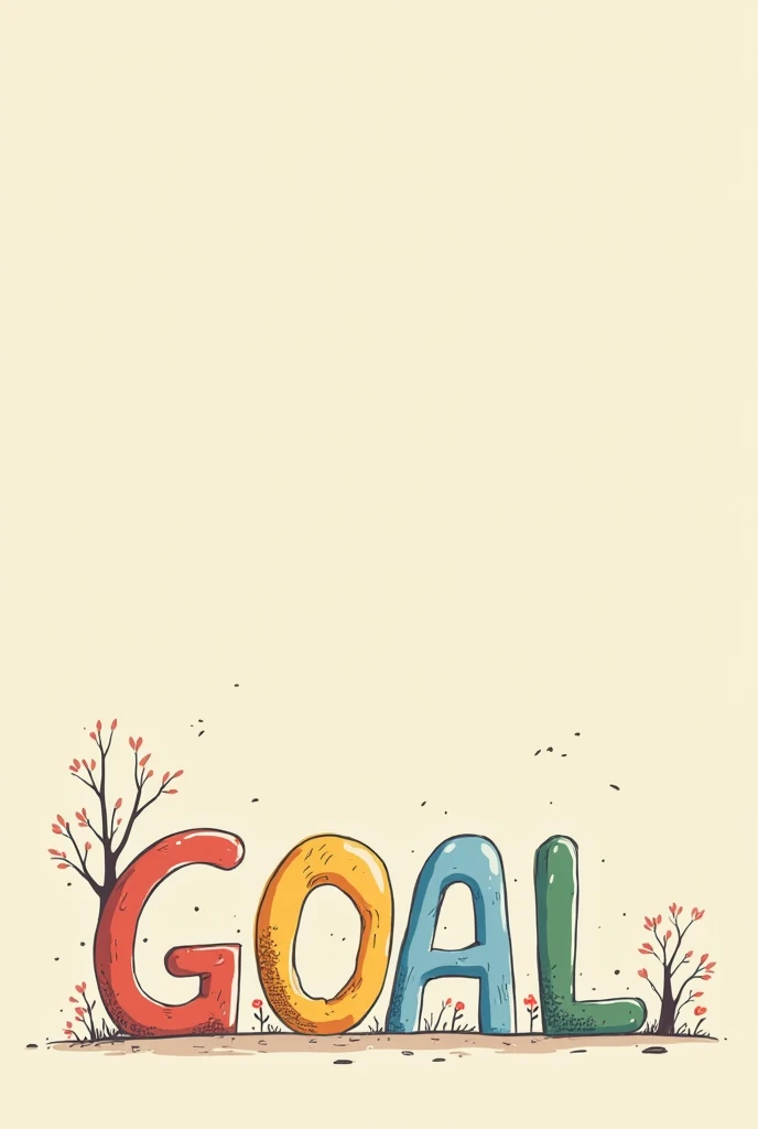 blank slate, with large numbers, hand drawn with pen and colored in google color cartoon style, shaved , with the written value 8,7m google goals