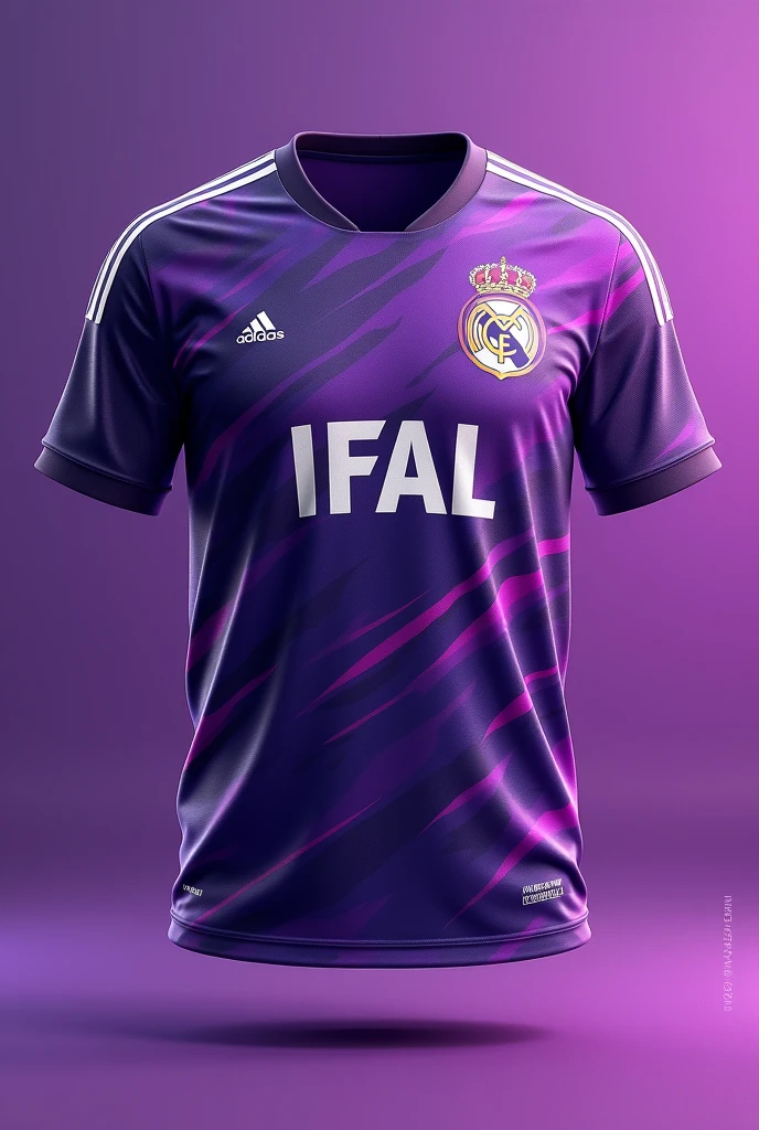 Create an internal games jersey, with different colors of purple with the symbol of Ifal for the 2nd chemistry b
