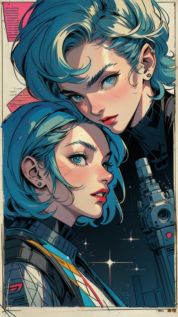 (((masterpiece, highest quality))),(((solo:1.2))),(((1girl:1.2))),32k wallpaper, very detailed, poster, vintage science fiction,(((((geometric cinematic movie poster))))), ((((bauhaus)))),(((abstract))),((((mid century modern)))),(((((portfolio))))),(((((Close-up))))),(((((bust up))))),((((more various angle)))),(((highlight))),((((heterochromia)))),(((complete. detailed face))),(((Extremely talented))),(((most complecated machine))),(((Overall colorfully))),((((((Absolutely vintage background)))))),(((vaporwave))),