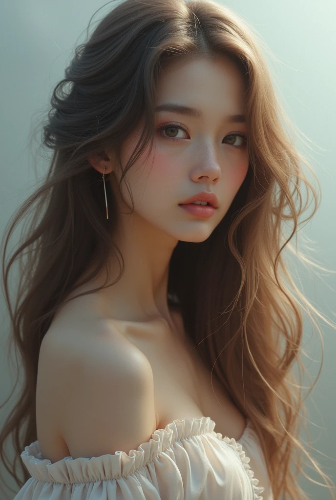 beautiful woman,long hair