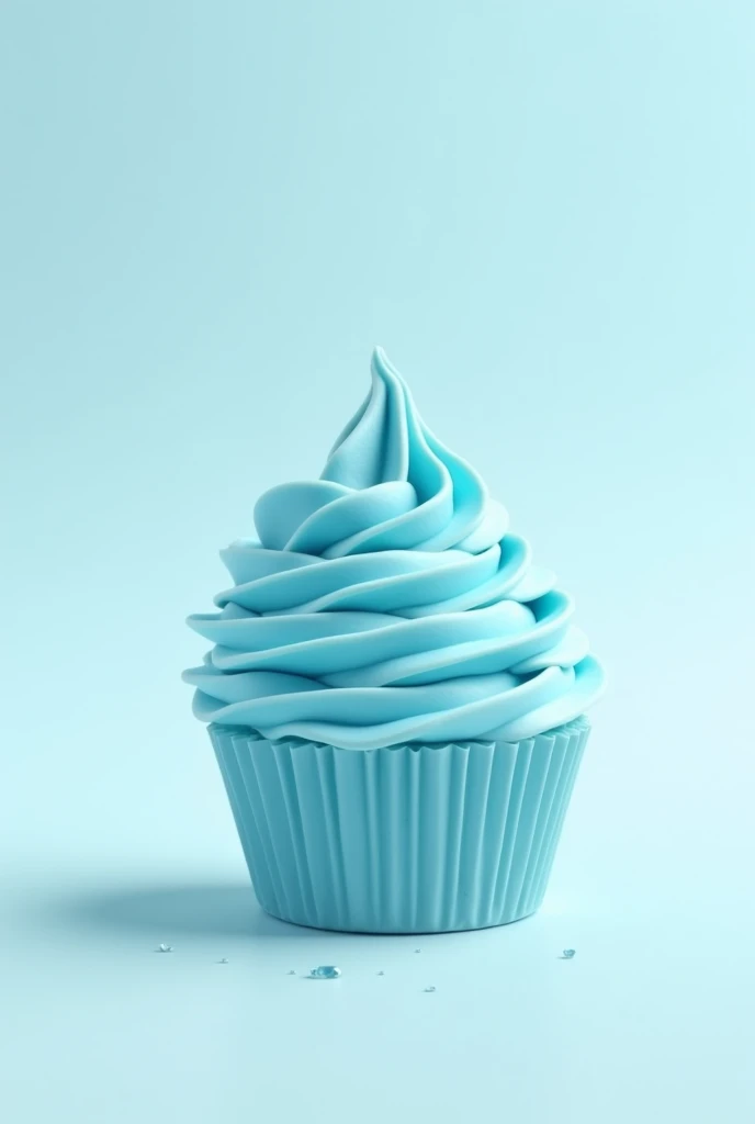 Cupcake de moto en celeste y balco