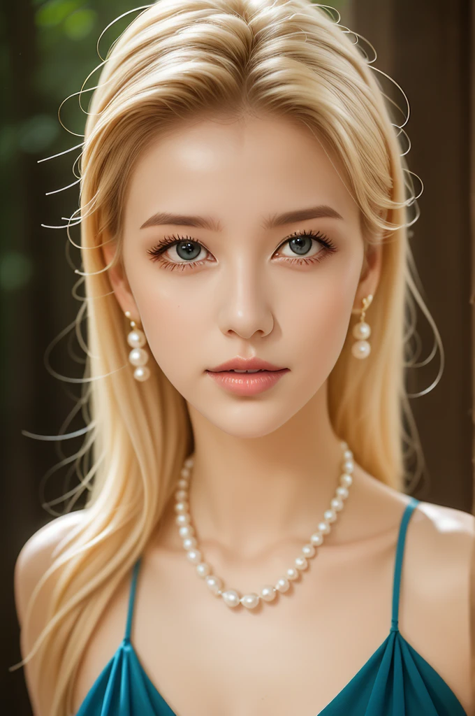 A woman of beauty in a fantastic space, Full length view, Tight low cut transparent micro dress red and teal color, 98k, {{Masterpiece}}, Best Quality, High Quality:1.4), {{[[FRONT LOOK}}, eye_contact, Various poses)]], very pretty look face, and very pretty eyes, cute images, lovely images, {{whole full body}}, {{{{{{{{Long legs}}}}}}}}, {{{{slim sexy body}}}}, {{{{{{Tall woman}}}}}}, {{177 cm tall}}, solo, beautiful, lovely, adorable, pale skin, {{35to 40 years old German girl}}, look beautiful German girl and blue eyes or green eyes with platinum blonde hair color), Nordic German woman, {{{{{{{{{{full body}}}}}}}}}}, {{{{{{{{{{high_heels}}}}}}}}}}, big tits, very short skirt, Captivating, Professional Studio Lighting, Expertly lit, The scene is filled with a sense of tranquility, magic, and natural beauty, transporting the viewer to a world of fantasy and wonder (best quality, high resolution), (golden earrings and a large pearl necklace), (Big Boobs) licking lips,