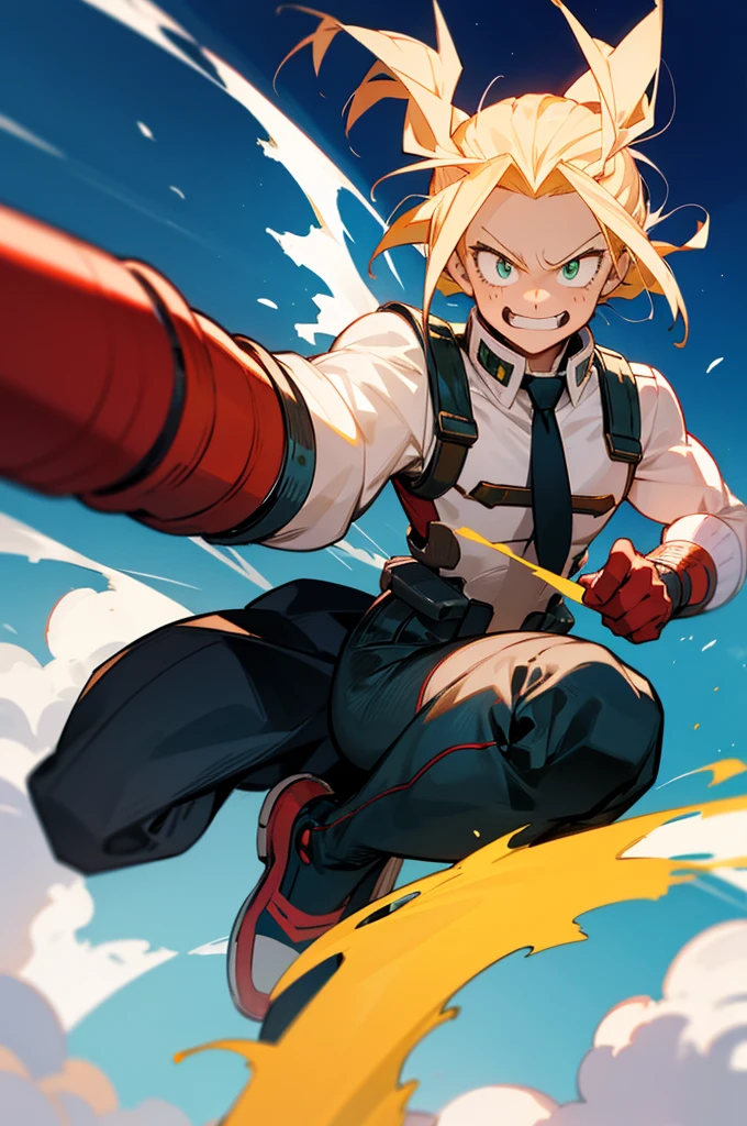 All Might from My Hero Academia Hero Landing Hero Academia Style