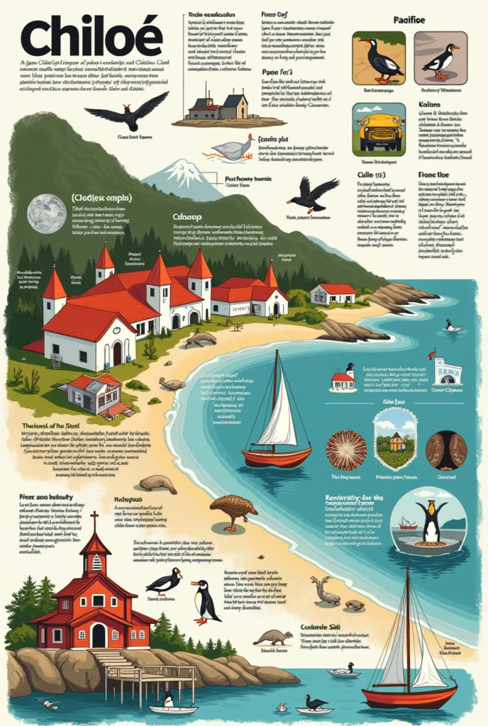 Representative infographic of Chiloé