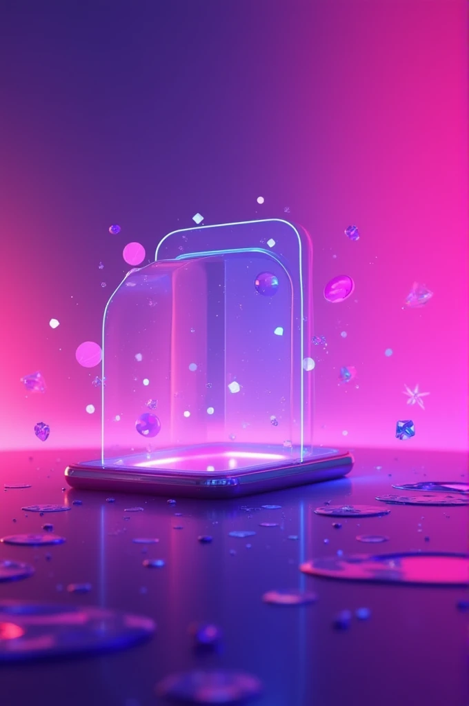 Create a purple and pink colored vivo internet banner
