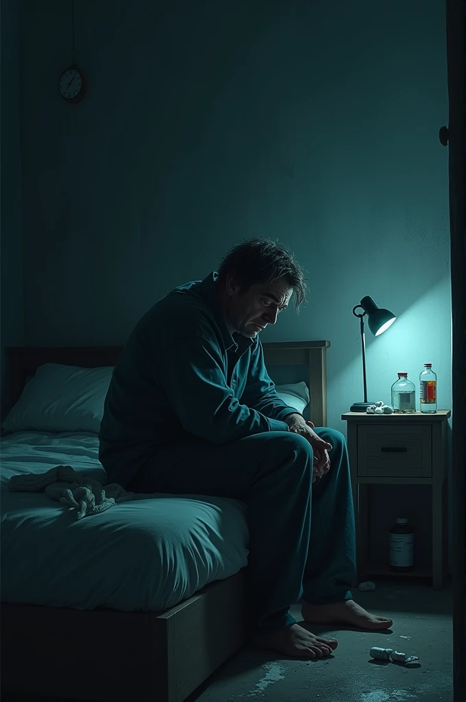 man with insomnia