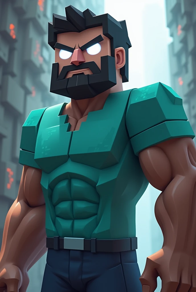 White eyes shiny , eyes white, cartoon image of a man with a beard and a face, minecraft steve, steve from minecraft, herobrine, profile picture 1024px, epic art style, muscular character, minecraft style, style of minecraft, cinematic minecraft, super buff and cool, official art, epic character portrait, high quality voxel art, in style of minecraft
2
White eyes, a cartoon image of a man with a beard and a face, concept art inspired by Greg Staples, Artstation, pixel art, minecraft steve, steve from minecraft, herobrine, profile picture 1024px, epic art style, muscular character, minecraft style, style of minecraft, cinematic minecraft, super buff and cool, official art, epic character portrait white eyes