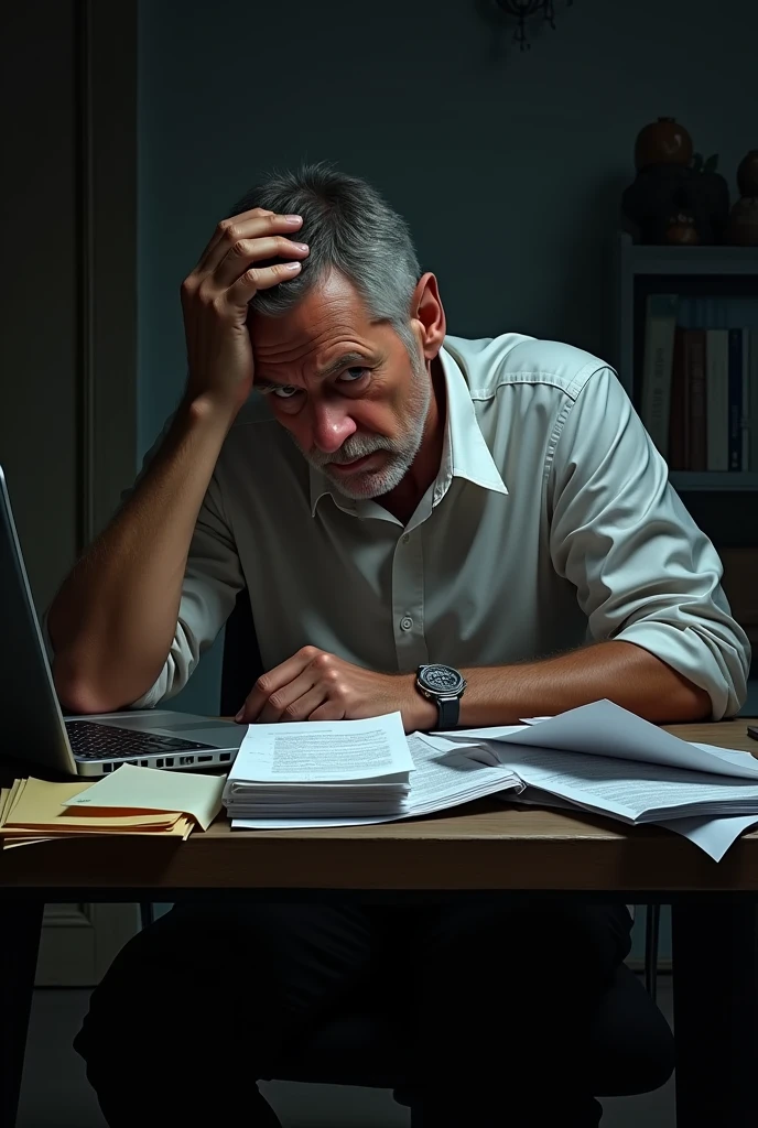 Man worried about bills