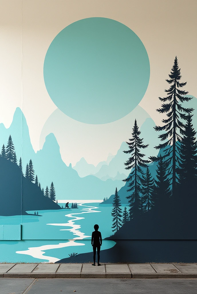 Climate change mural simple