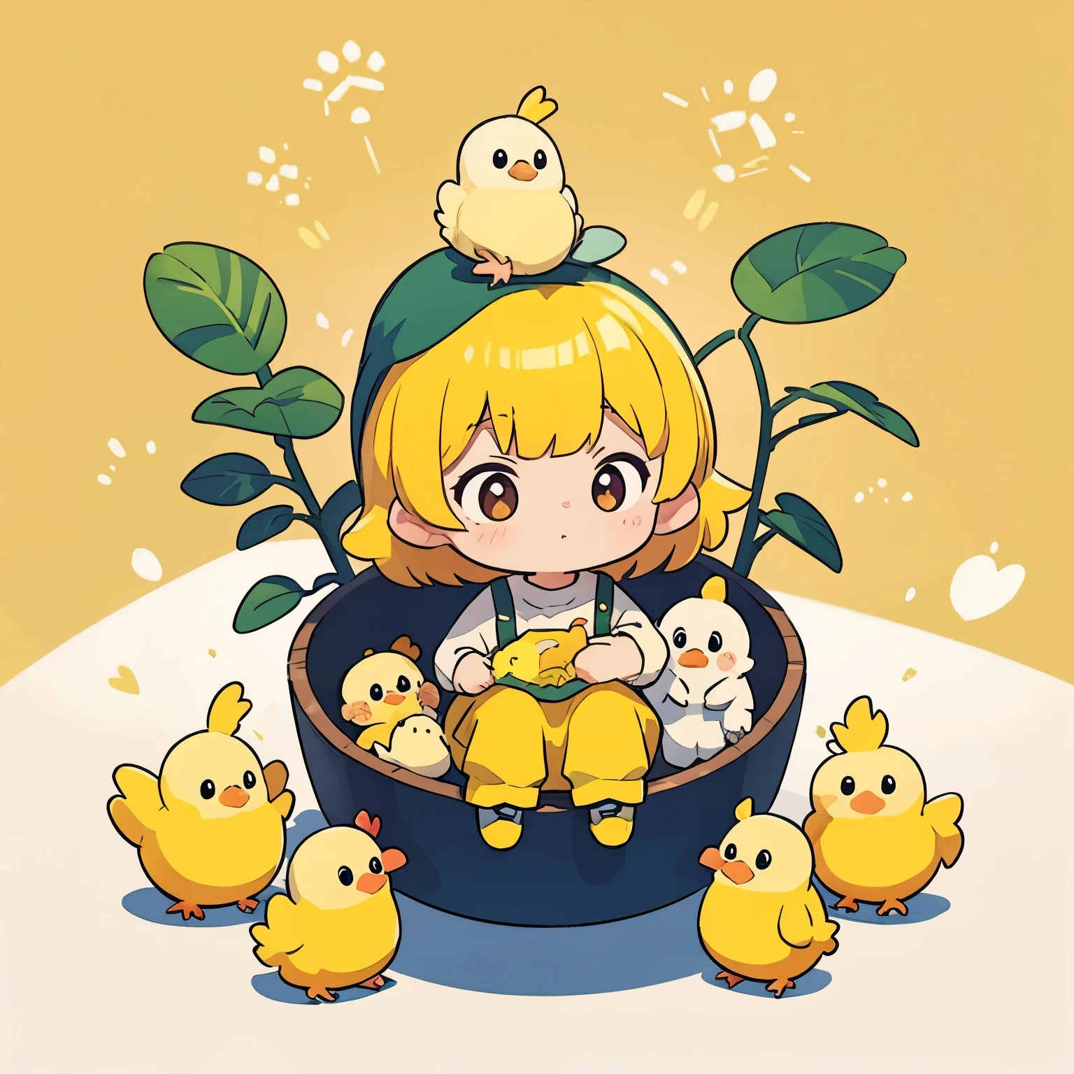 Yellow  chicken