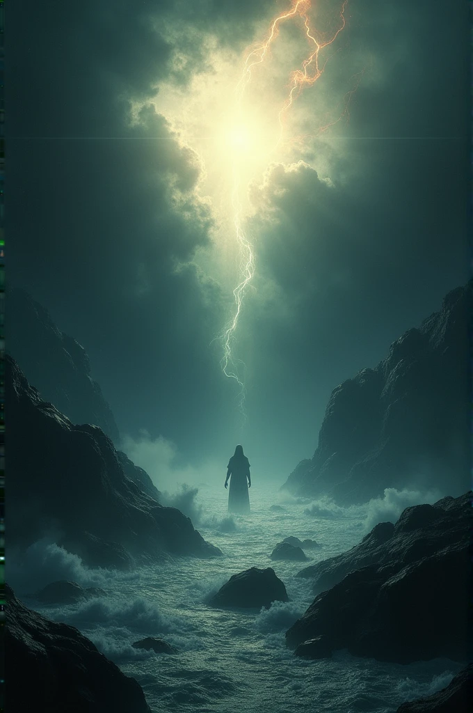 And the earth was without form, and void; and darkness [was] upon the face of the deep. And the Spirit of God moved upon the face of the waters.
