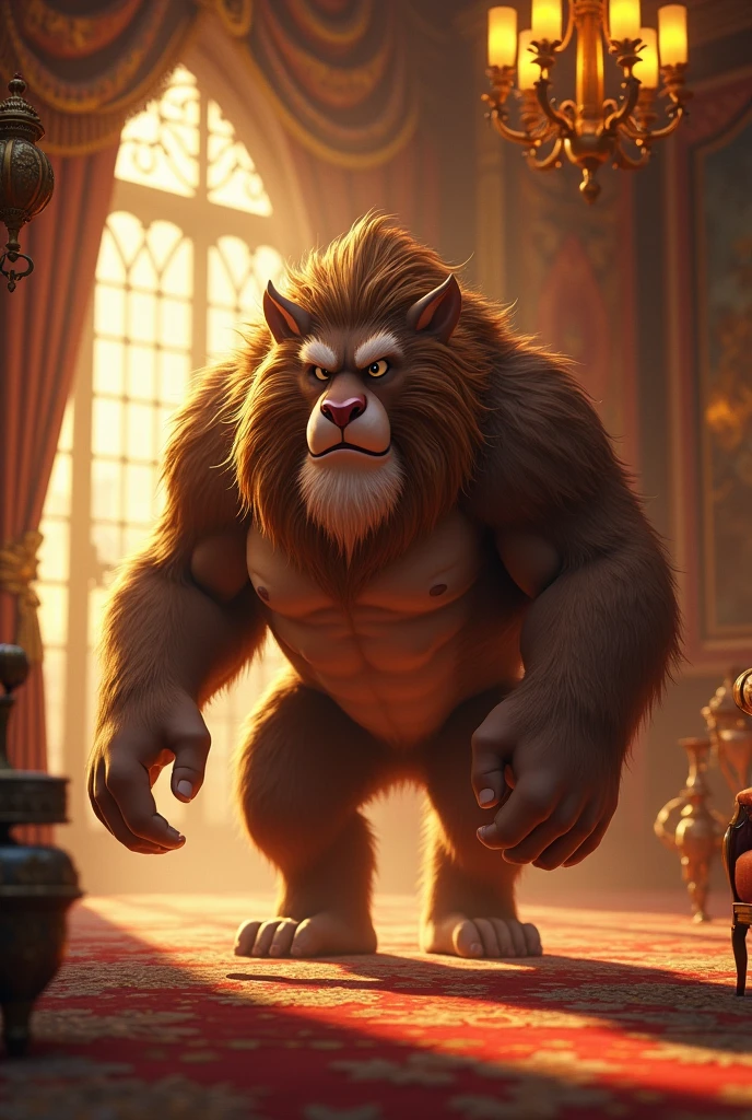 Have a Disney-like beast roaming around inside your luxurious castle