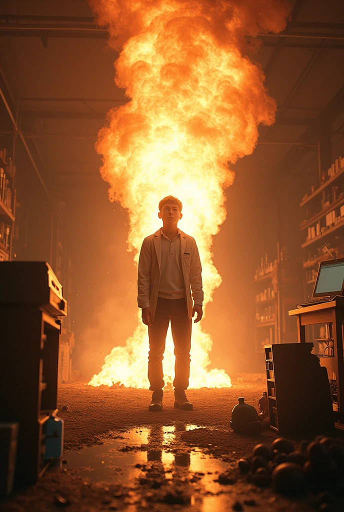 **The Destructive Power**
In the depths of an isolated, dimly lit laboratory, Alex, an unremarkable student with a thirst for knowledge, stood anxiously before a seasoned scientist named Dr. Elias Reed. The air was thick with the scent of chemicals, and the cluttered room buzzed with the low hum of machines. Dr. Reed, known for his eccentricity and brilliance, had been working on a secret project for years—one that promised to harness unimaginable power. But tonight, something was different. The device in Dr. Reed’s hands seemed to pulse with a life of its own, its core glowing with an ominous light.
“Are you sure about this, Doctor?” Alex asked, his voice tinged with both excitement and fear.
Dr. Reed, his wild hair accentuating his intense expression, nodded. “This device, Alex, could change everything. It’s meant to be a source of unlimited energy, but… it’s still unstable. We need to test it.” His eyes flickered with hesitation, but his obsession overruled his caution.
As Alex reached out to touch the device, a sudden, violent surge of energy burst forth. The lab was flooded with a blinding white light, and Alex felt a searing pain course through his body. He screamed, but the sound was swallowed by the energy enveloping him. Dr. Reed was thrown across the room, crashing into a wall as his worst fears were realized.
“No! It’s too much!” Dr. Reed shouted, his voice filled with horror. But it was too late. When the light finally dimmed, Alex stood in the center of the room, his eyes glowing with a terrifying power. The device, now a charred husk, lay at his feet.
Dr. Reed, gasping for breath, looked at Alex with a mix of awe and dread. “Alex… what have we done?”
Alex’s response was cold, emotionless. “I feel… unstoppable.” He raised his hand, and with just a thought, the lab around him began to disintegrate into dust. Dr. Reed’s eyes widened in terror as he realized the magnitude of the mistake they had made.
“No, Alex, you mustn’t—” But his plea was cu