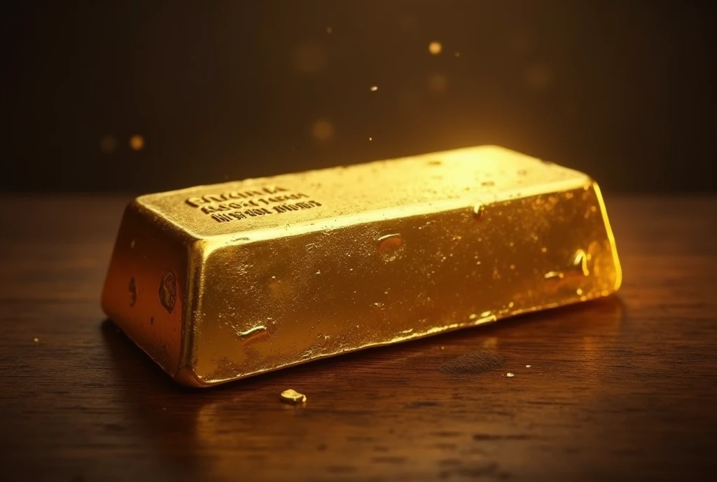 a gold bar