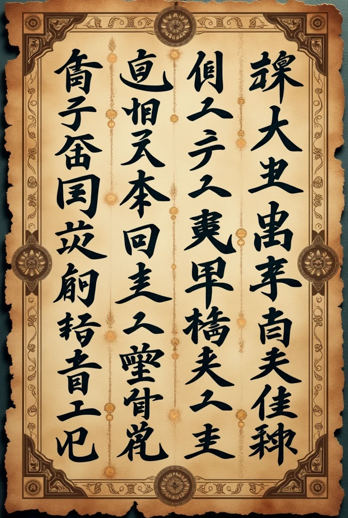 Mayan pintograms Combined with type sinograms Type Chinese characters combined with Mayan and Aztec characters writing on a sheet of paper