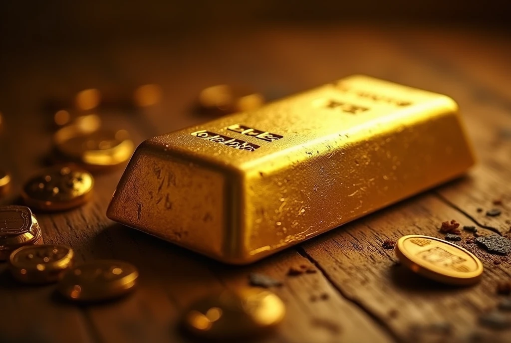 a gold bar