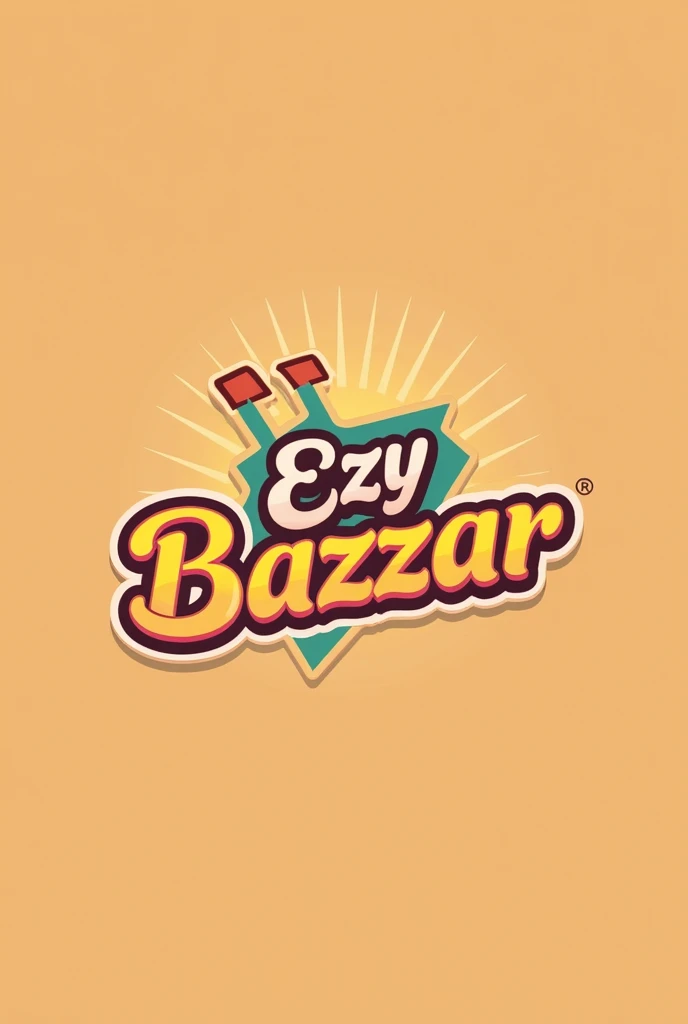 Can you generate a logo for a online general store but the name should be "EzyBazzar"