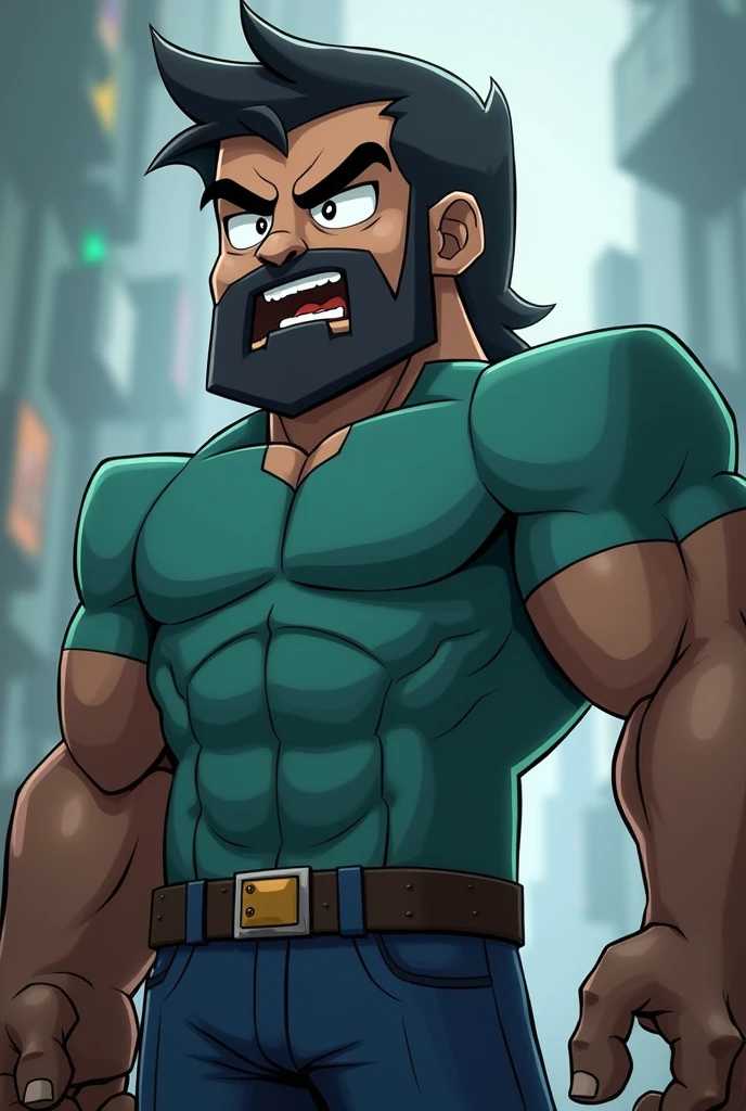 White eyes, cartoon image of a man with a beard and a face, minecraft steve, steve from minecraft, herobrine, profile picture 1024px, epic art style, muscular character, minecraft style, style of minecraft, cinematic minecraft, super buff and cool, official art, epic character portrait, high quality voxel art, in style of minecraft
2
White eyes ,a cartoon image of a man with a beard and a face, concept art inspired by Greg Staples, Artstation, pixel art, minecraft steve, steve from minecraft, herobrine, profile picture 1024px, epic art style, muscular character, minecraft style, style of minecraft, cinematic minecraft, super buff and cool, official art, epic character portrait white eyes