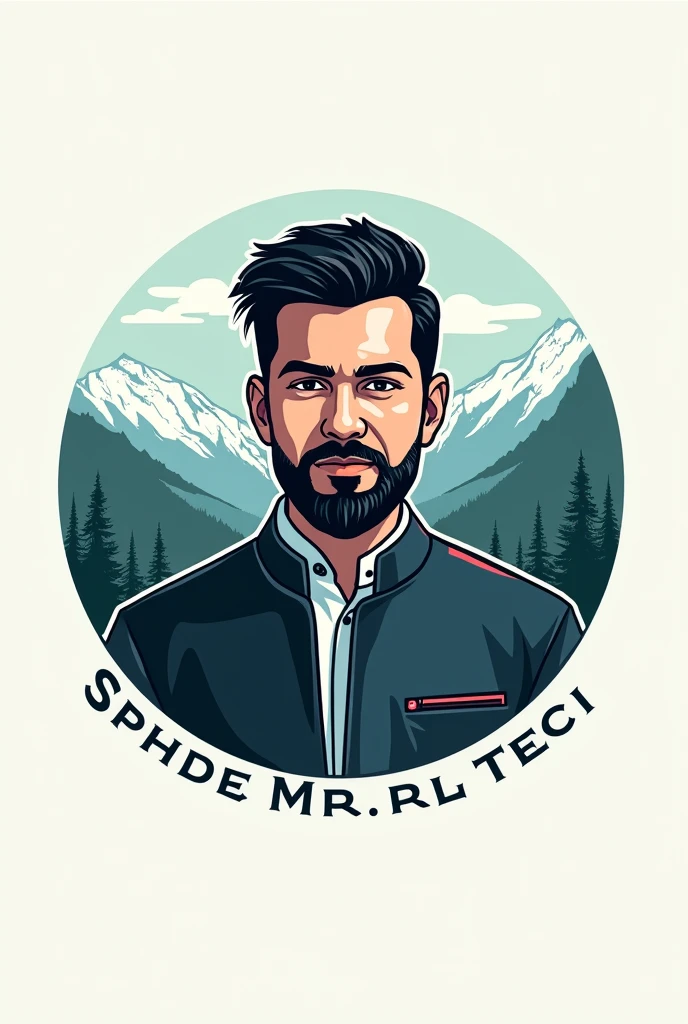 Mr tech kashmiri logo make