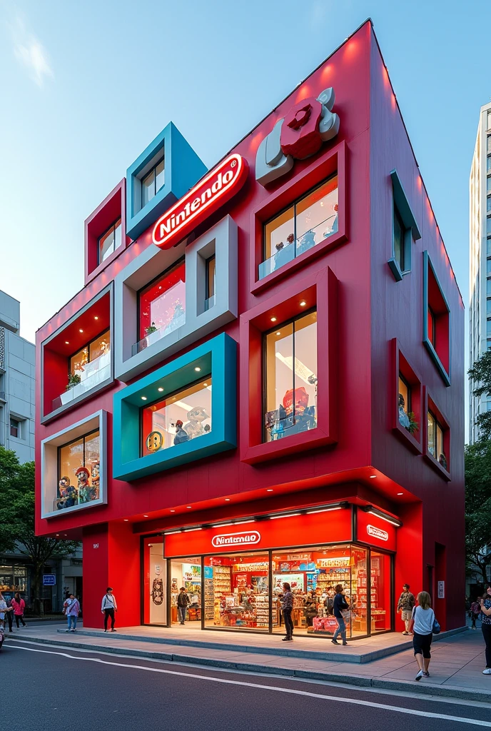 A Nintendo store that is outside of the brand's standards